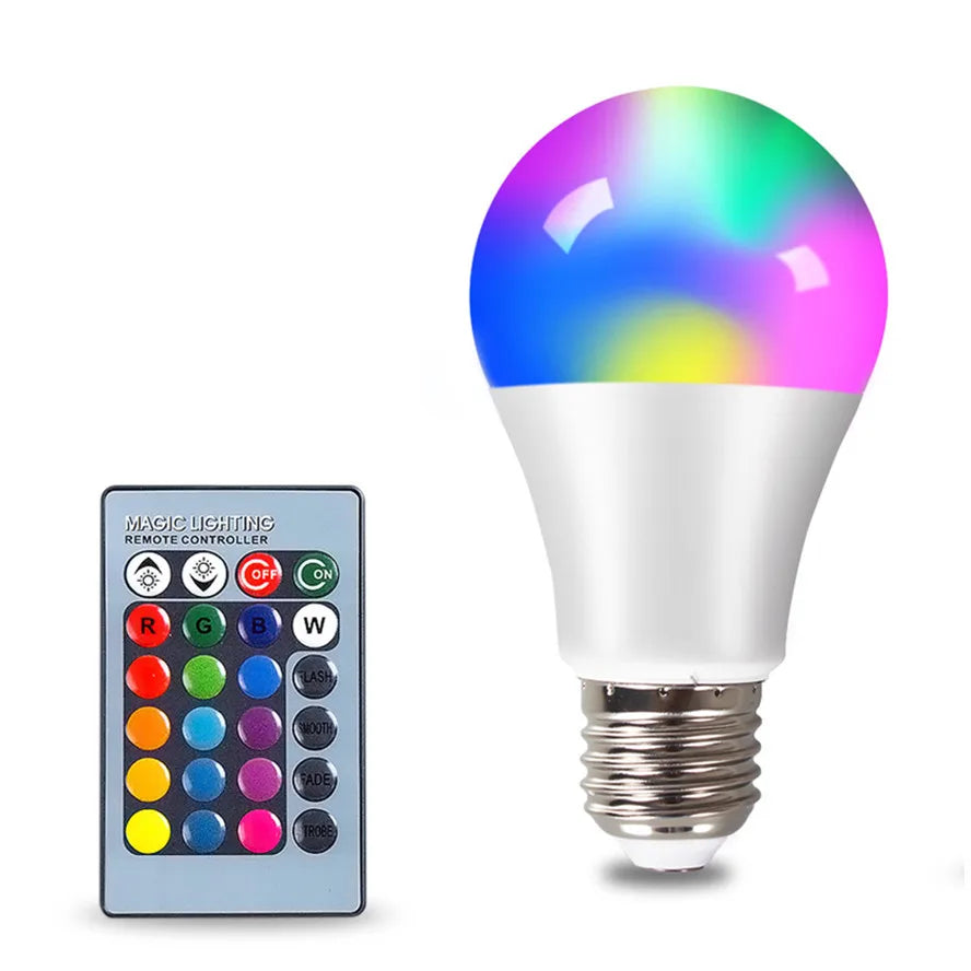 Bombilla LED RGB Inteligente con Control Remoto 💡